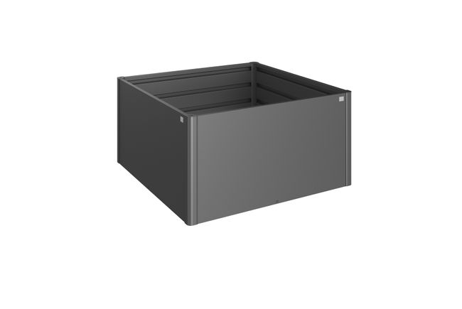 Raised Vegetable Bed - Metallic Dark Grey - 1.5 x 1.5 (152cm x 152cm x 77cm)