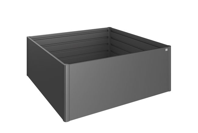 Raised Vegetable Bed - Metallic Dark Grey - 2 x 2 (201cm x 201cm x 77cm)