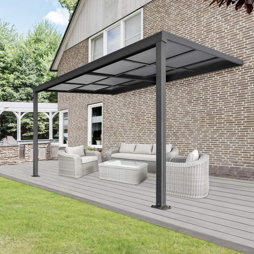 Eden Pergola with Sliding Roof - Anthracite