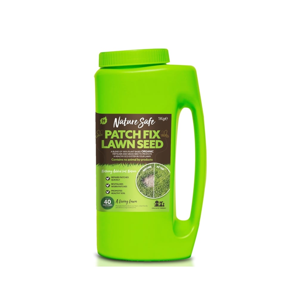 Nature Safe Patch Fix Lawn Seed 1kg Shaker