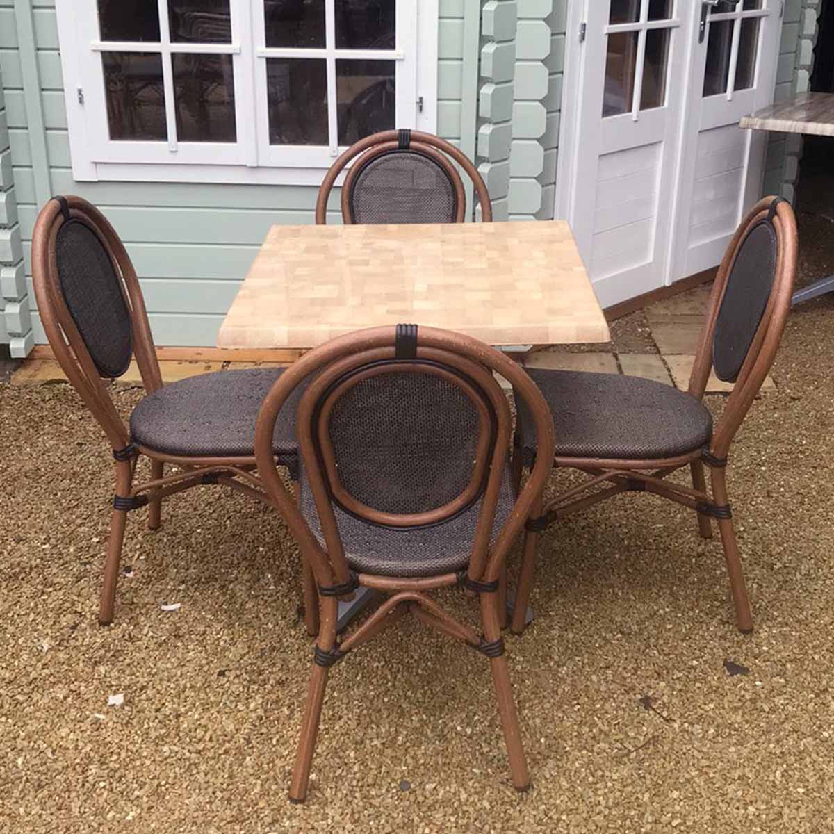 Georgia Table with Lyon 4 Dining Chair