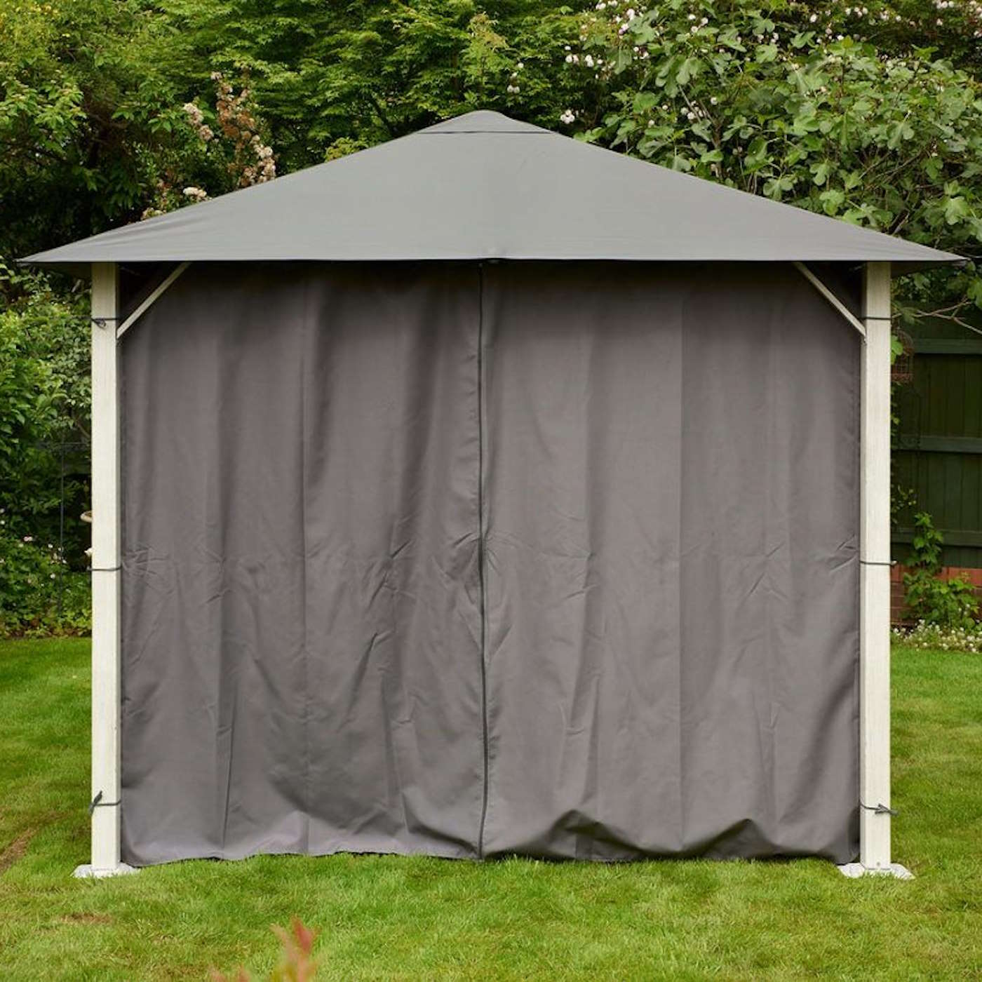 Replacement Curtains set for Vintage Gazebo 3 x 3m - Grey