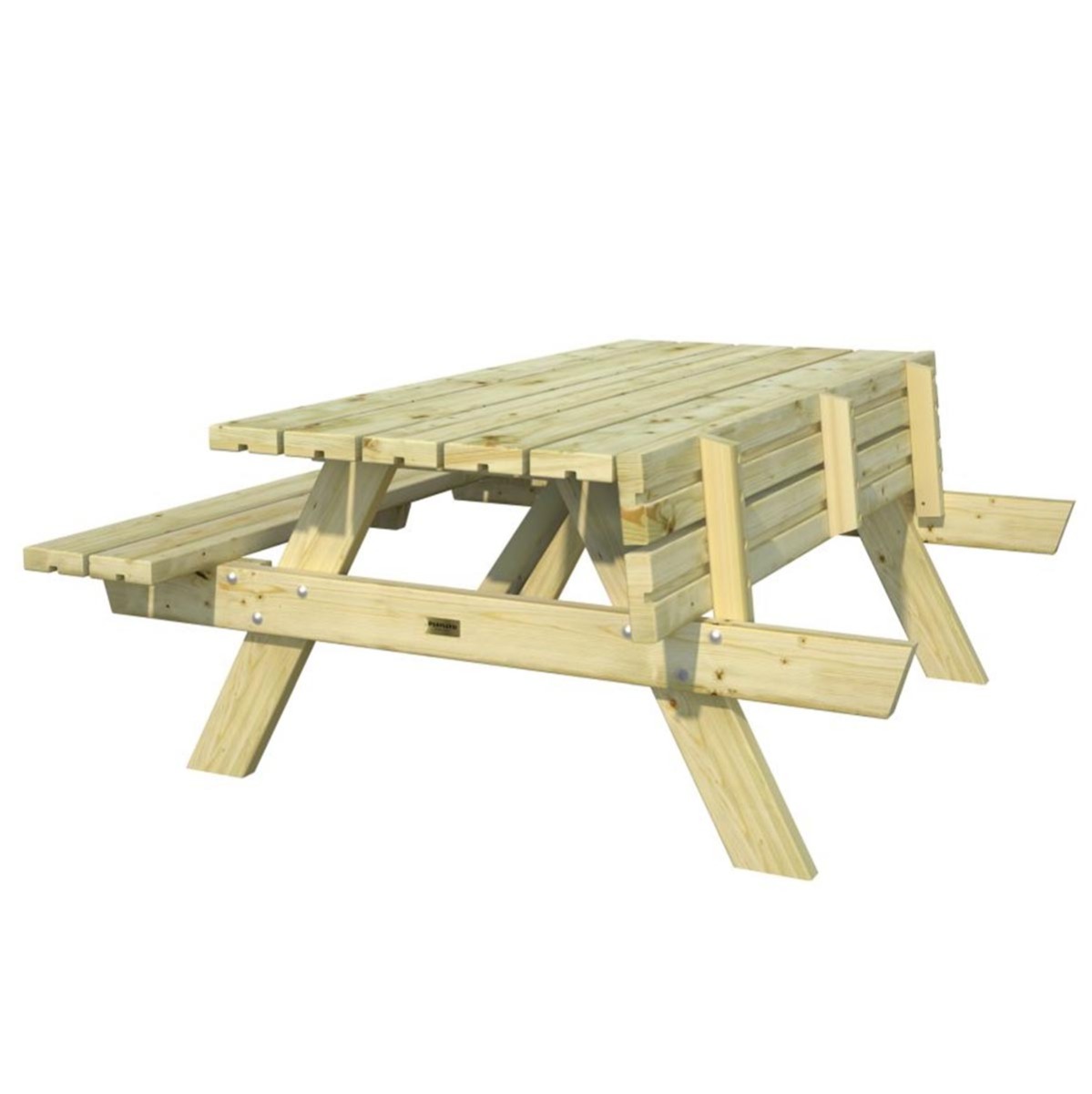 Ruby Extra Strength 6ft (1.8m) Wooden Picnic Bench