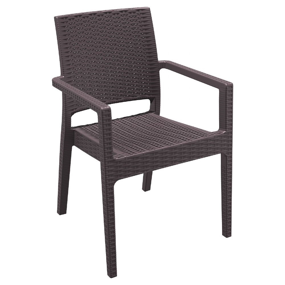 Ibiza Stacking Armchair - Brown