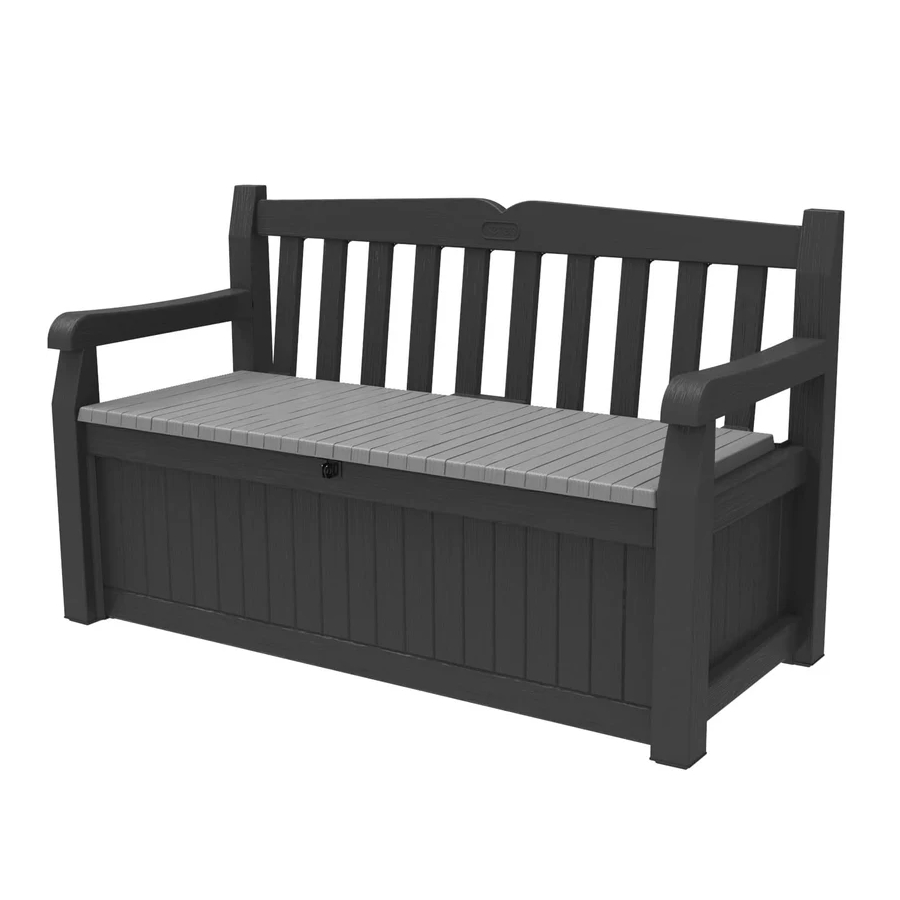 Keter Eden Storage Bench in Dark Grey - 265L