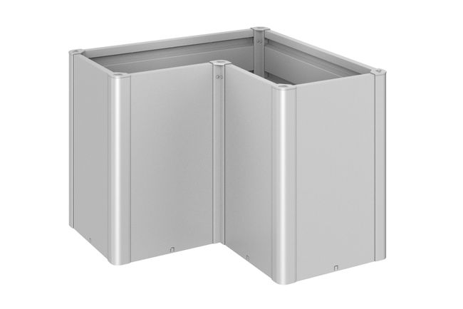 Planting Bed Belvedere - Metallic Silver - MAXI - L100