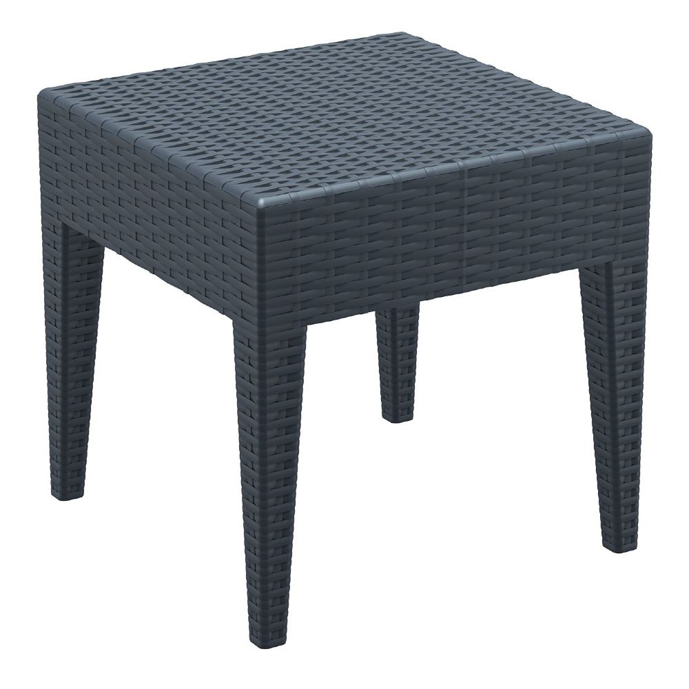 Miami Lounge Side Table - Dark Grey
