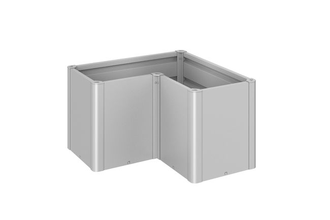 Planting Bed Belvedere - Metallic Silver - MIDI - L100
