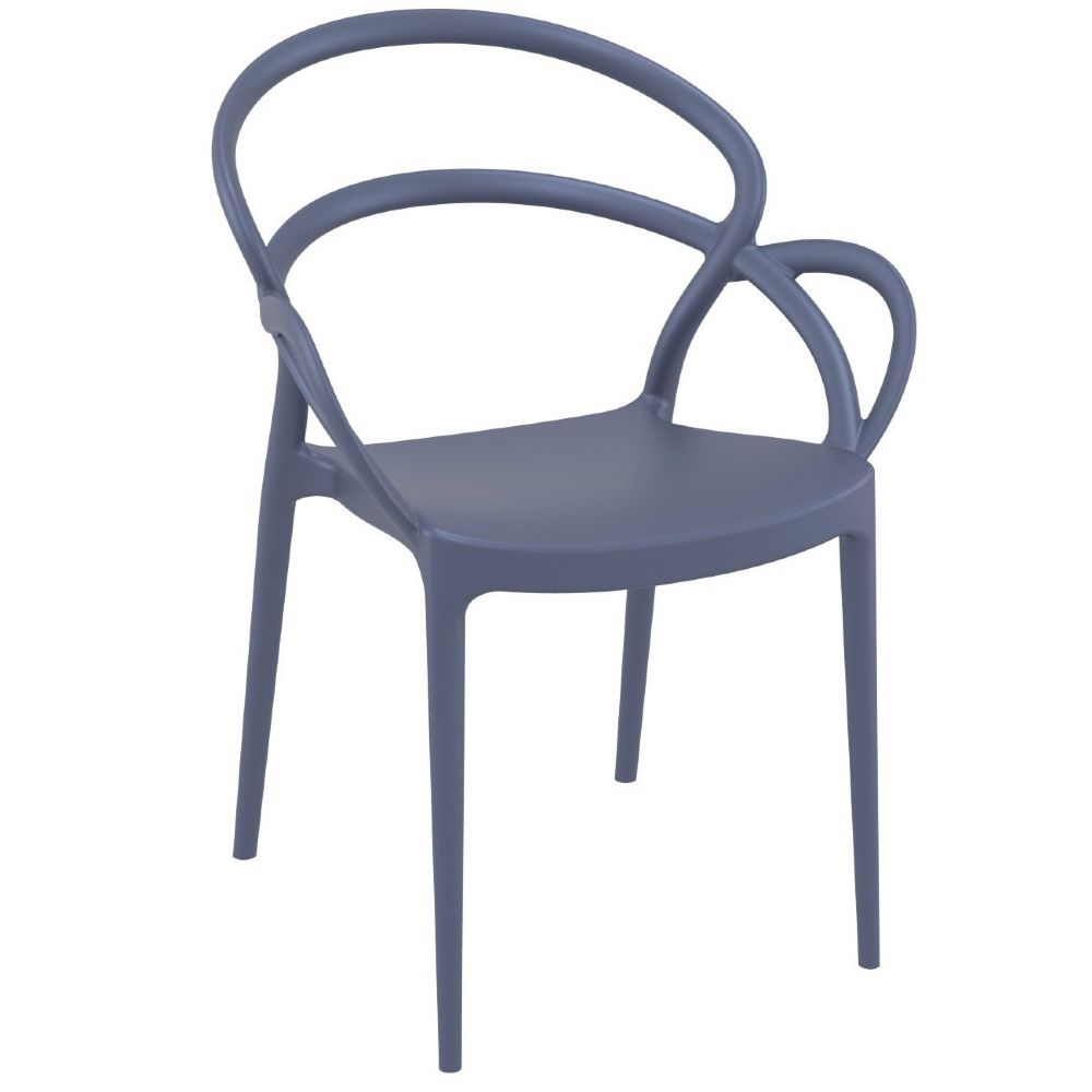 Mila Armchair - Dark Grey