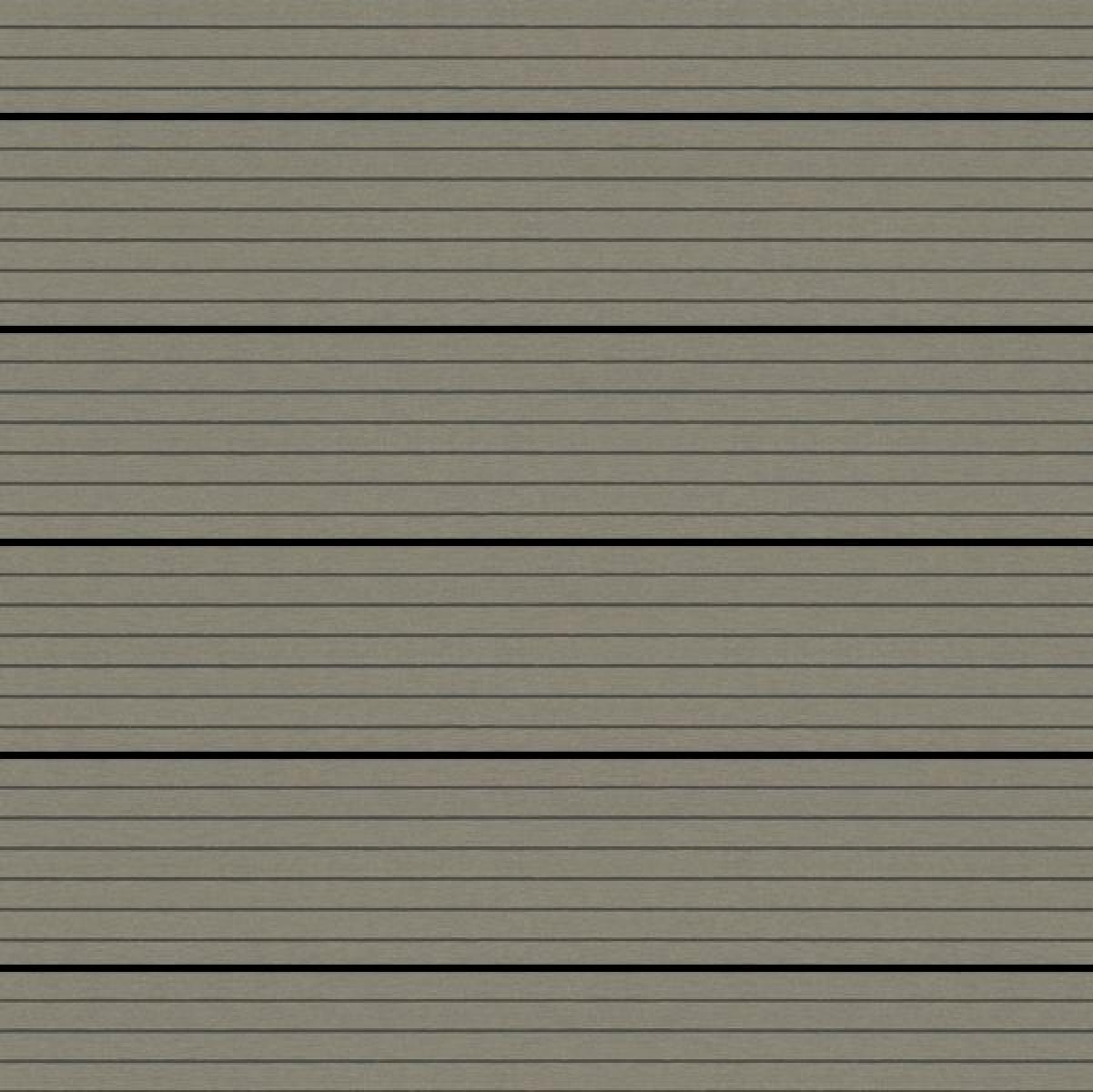 Portland Montana Hollow Deck Board Composite Decking - Soft Grey