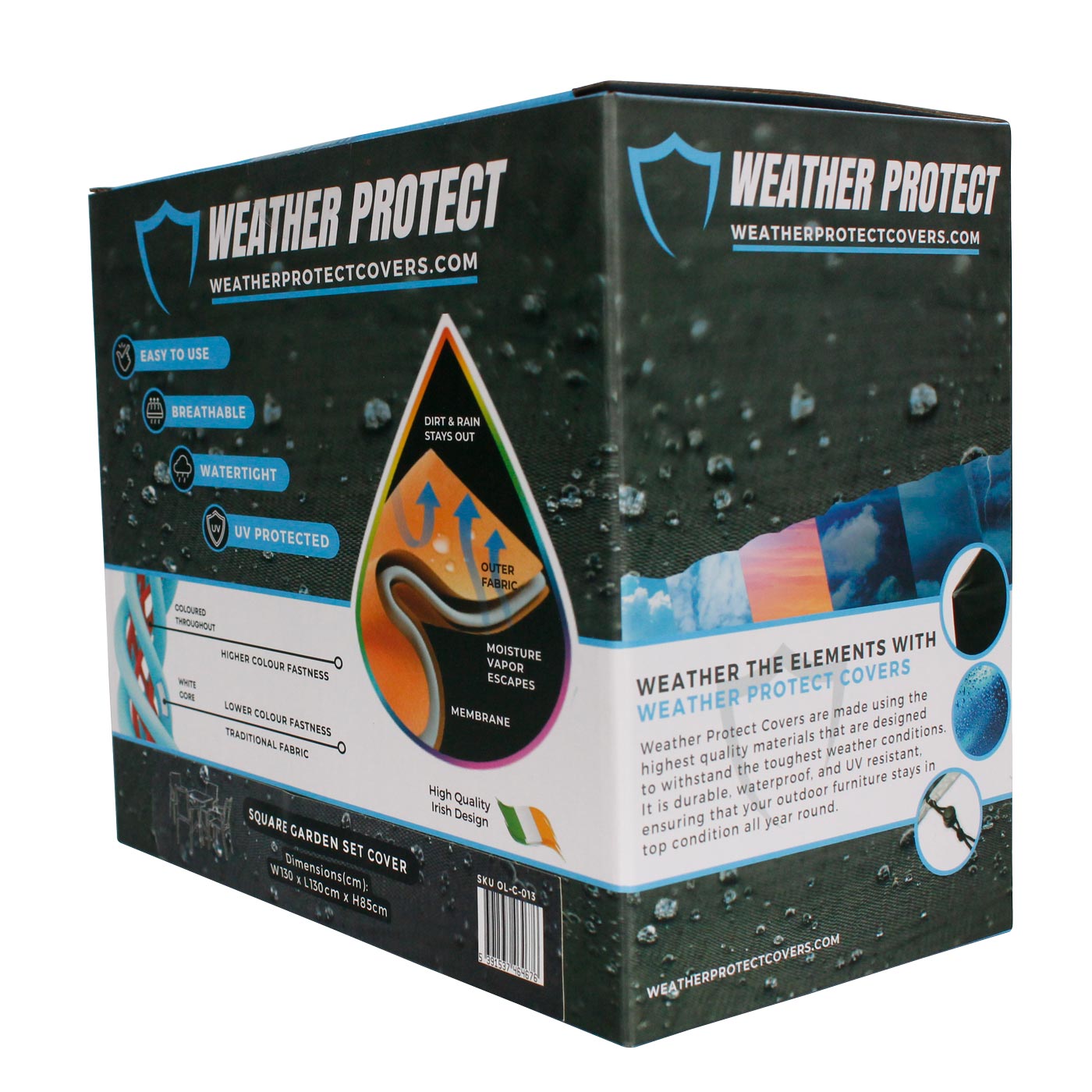 Weather Protect Garden Set Square - (130cm x 85cm)