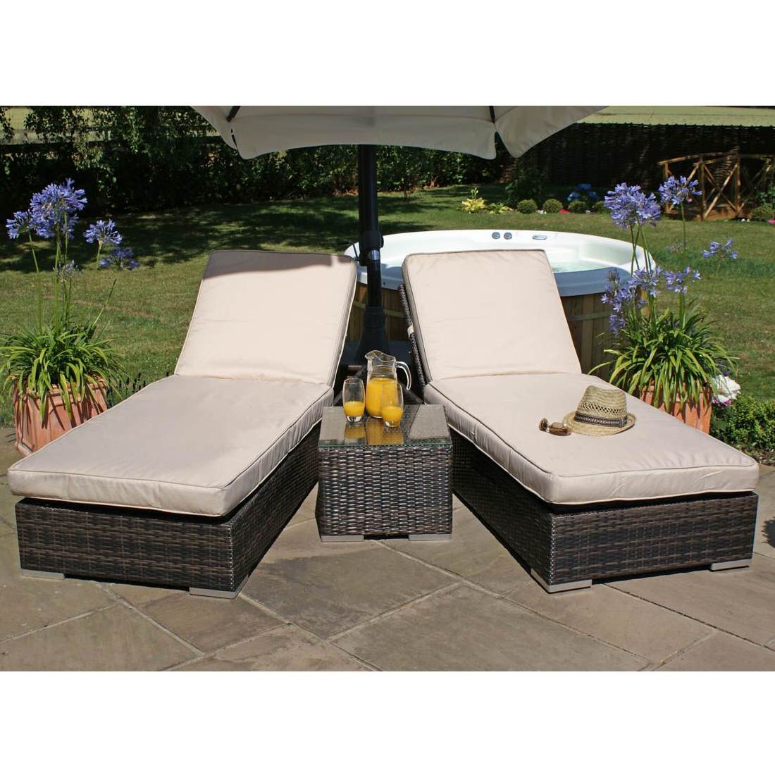 Orlando Sunlounger Set