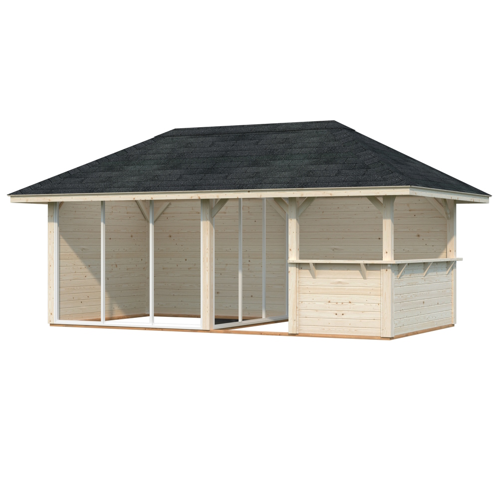 Bianca 16.6m Gazebo (323cm x 588cm x 300cm) - Set 5