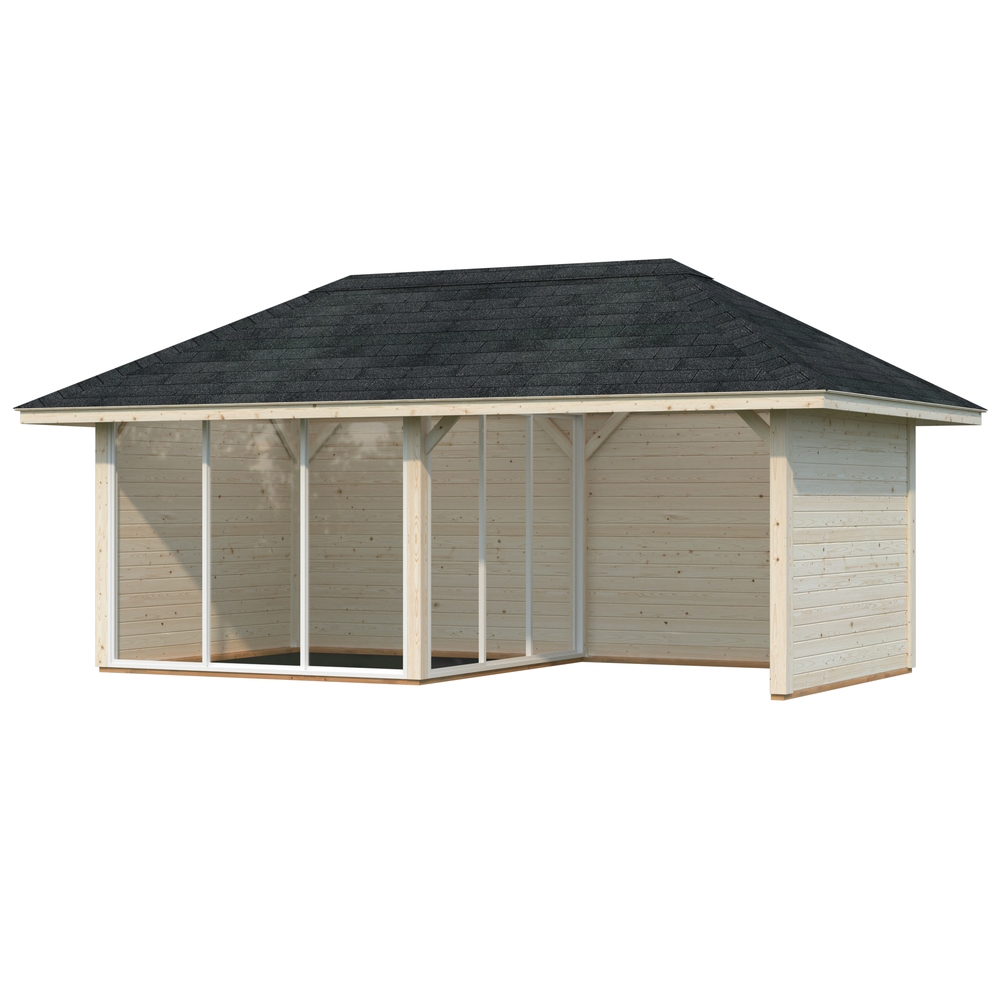 Nuala 16.6m Gazebo (323cm x 588cm x 300cm) - Set 6