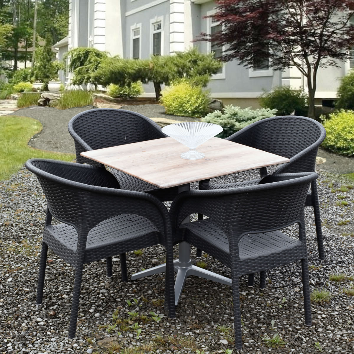 Panama 4 Seaters Folding Table Set