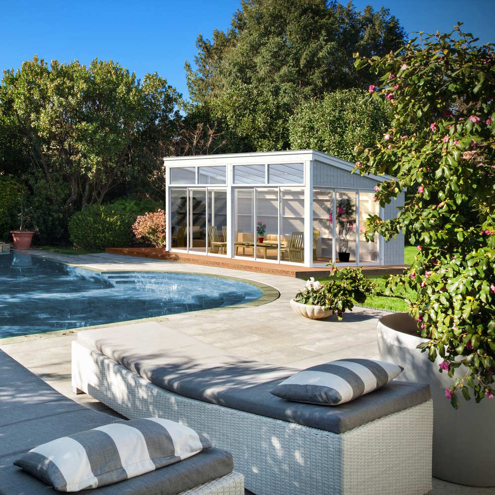 The Nova 17.8m Pavillion Sun Room  - Natural Wood