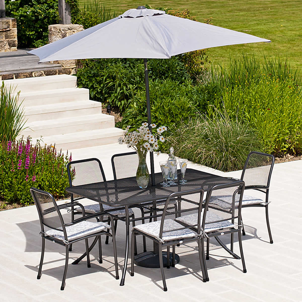 Alexander Rose Portifino 6 Seater Rectangular Set