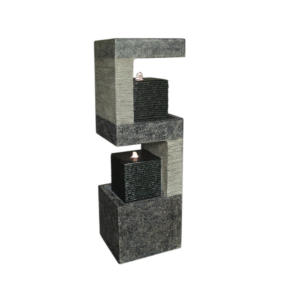 S Shape Black Columns