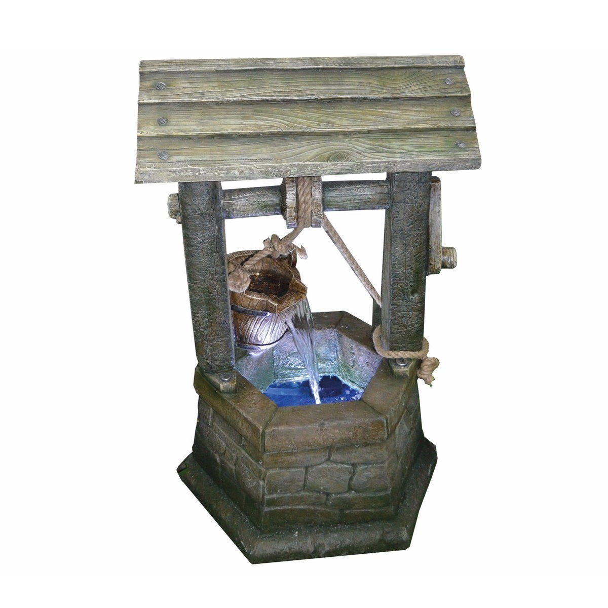 Medium Stone Wishing Well Water Feature