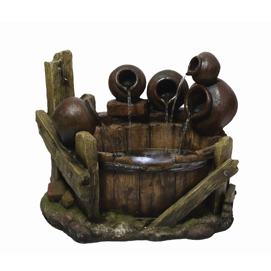 Pouring Pots on Barrel