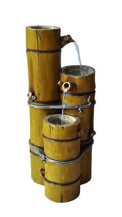 Small Bamboo Poles Water Feature