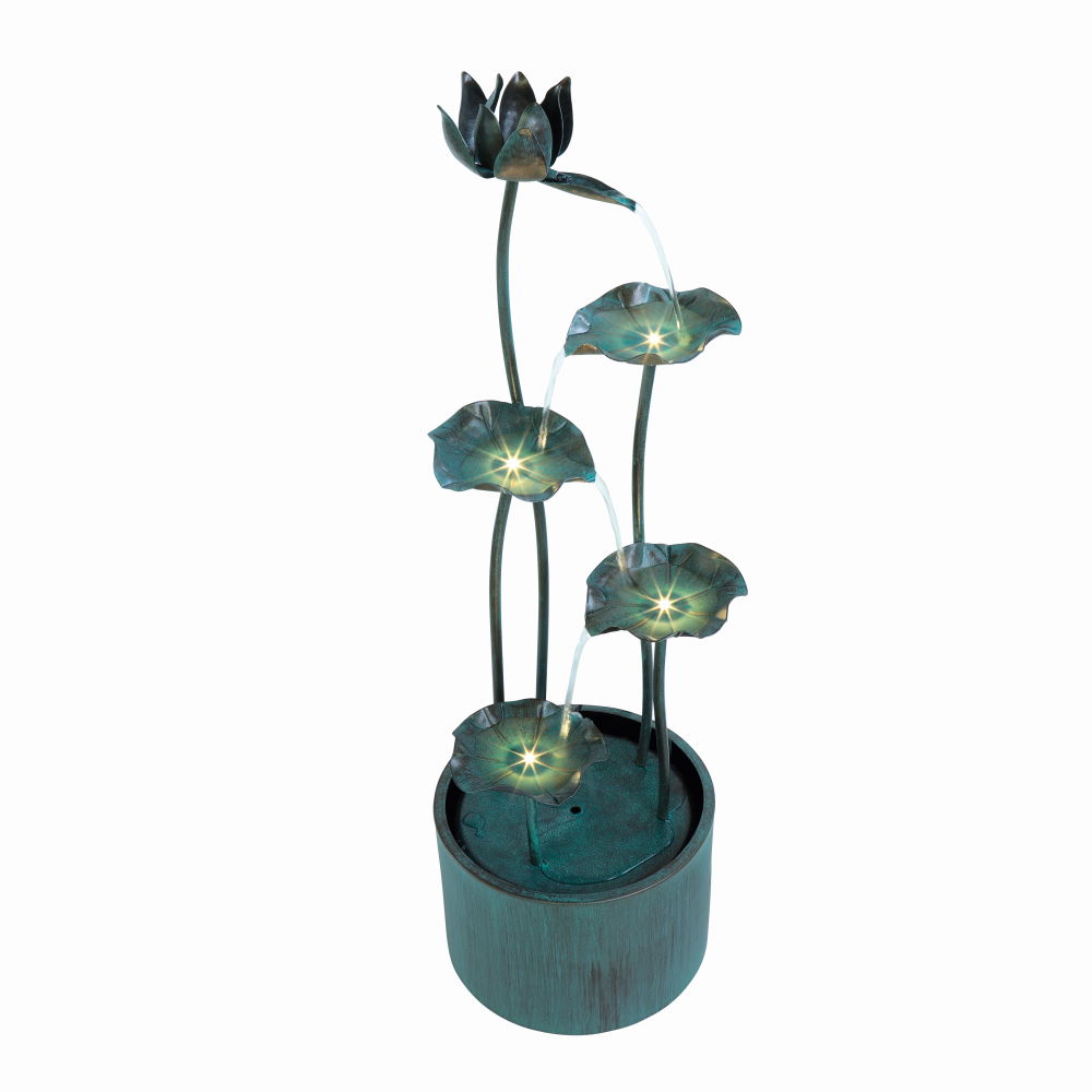 Vasto Zinc Metal Water Feature
