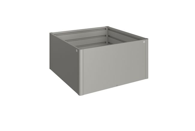 Raised Vegetable Bed - Metallic Quartz Grey - 1.5 x 1.5 (152cm x 152cm x 77cm)