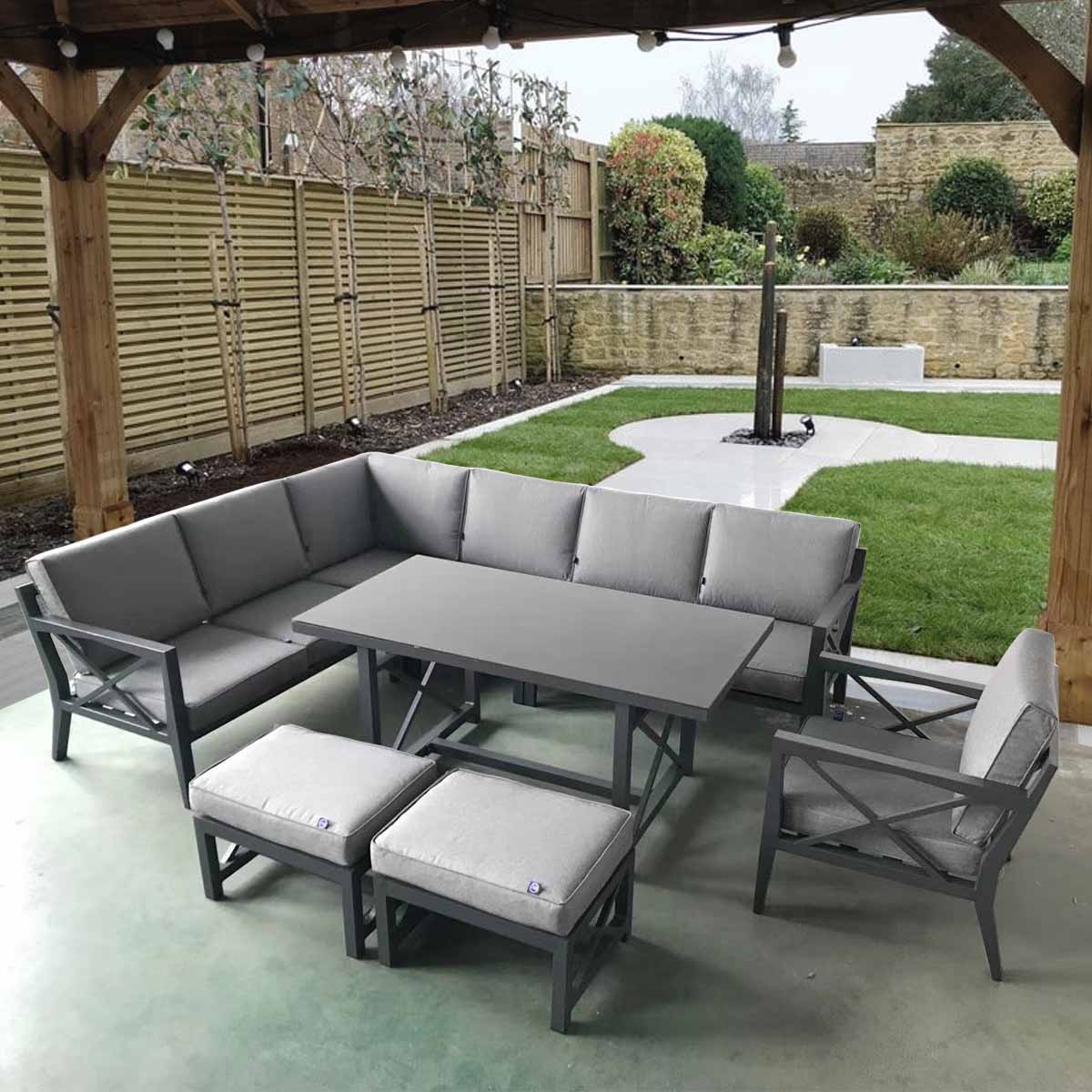 Royale Corner Dining Set with Cushions
