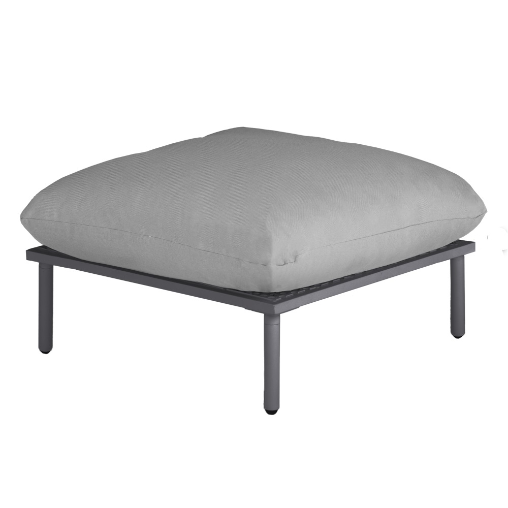 Alexander Rose Beach Footstool - Flint/Grey