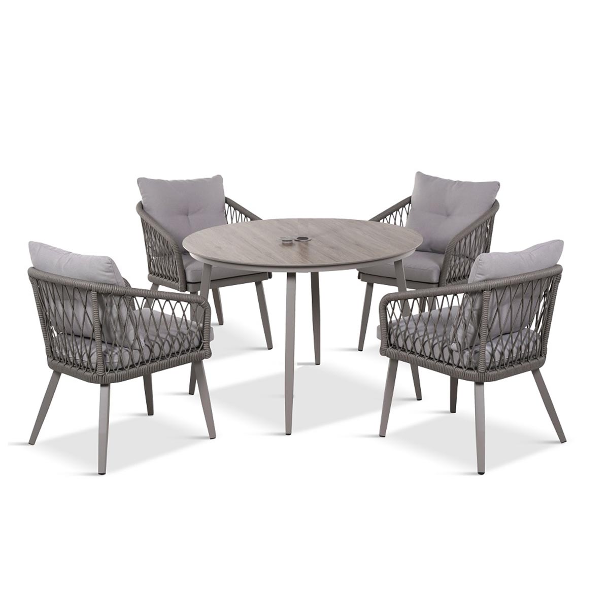 Sarasota 4 Seat Round Dining Set