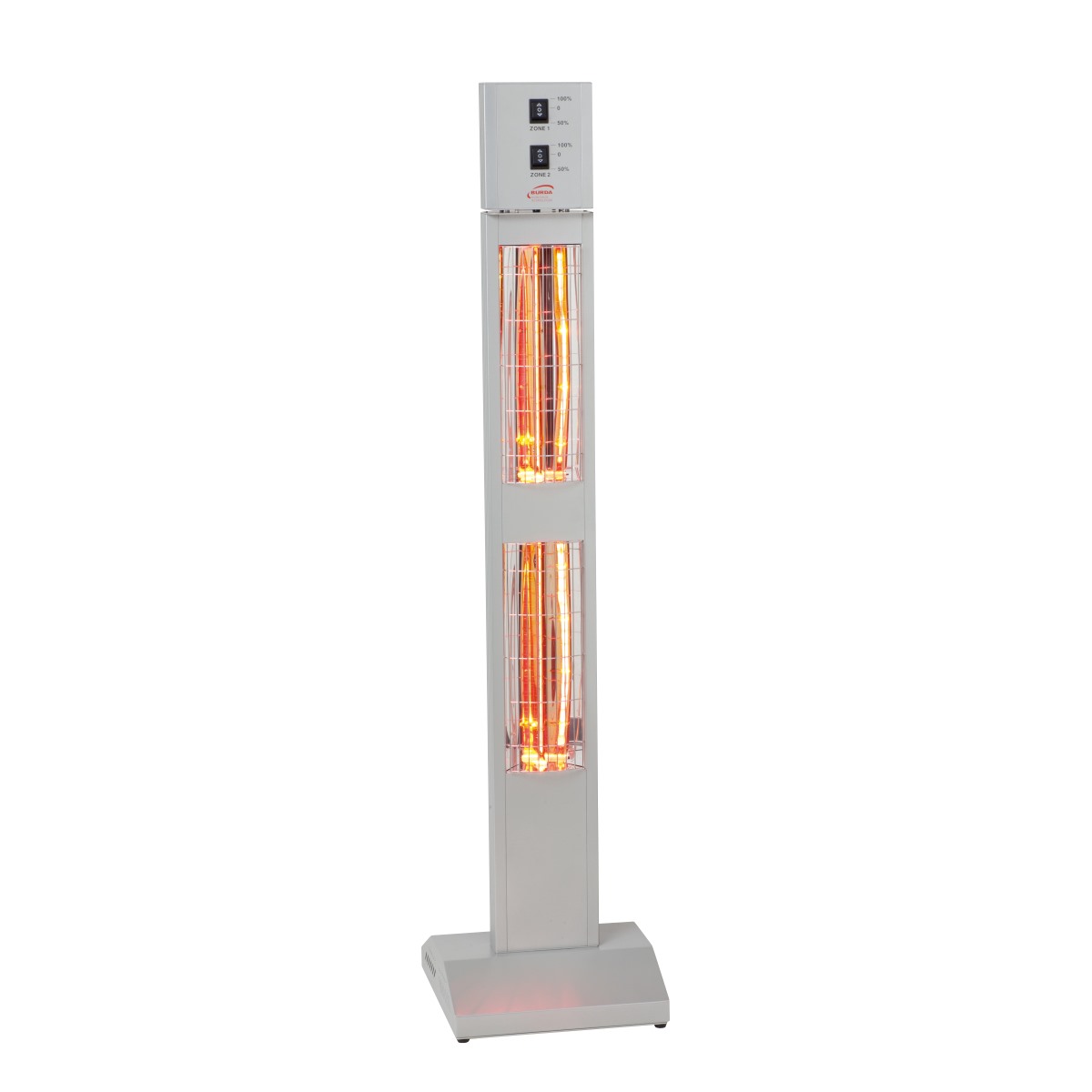 Burda Smart Tower IP24 Heater Silver – 3000 Watt