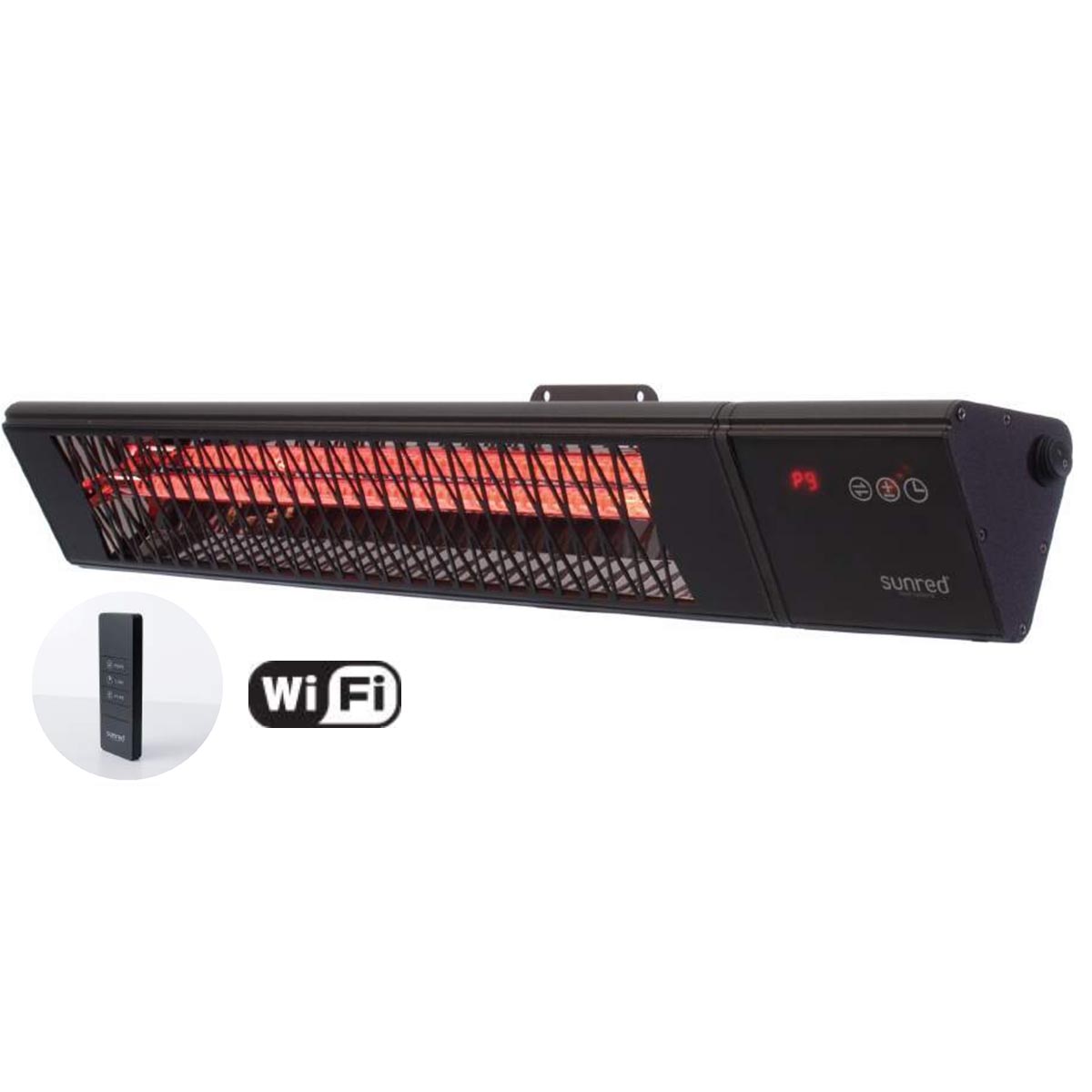 Sunred Professional Smart Heater Royal Diamond Dark Wall 2500 Watt
