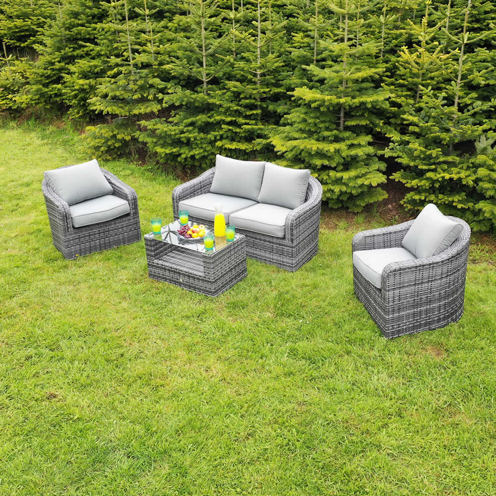 Turin Rattan Sofa Lounge Set