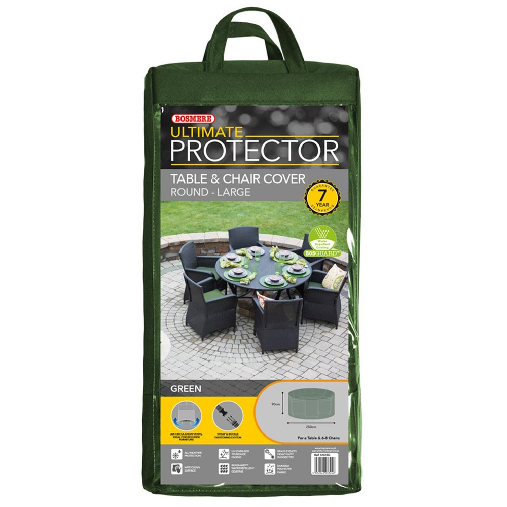 Bosmere - Circular Patio Set Cover - 6/8 Seat