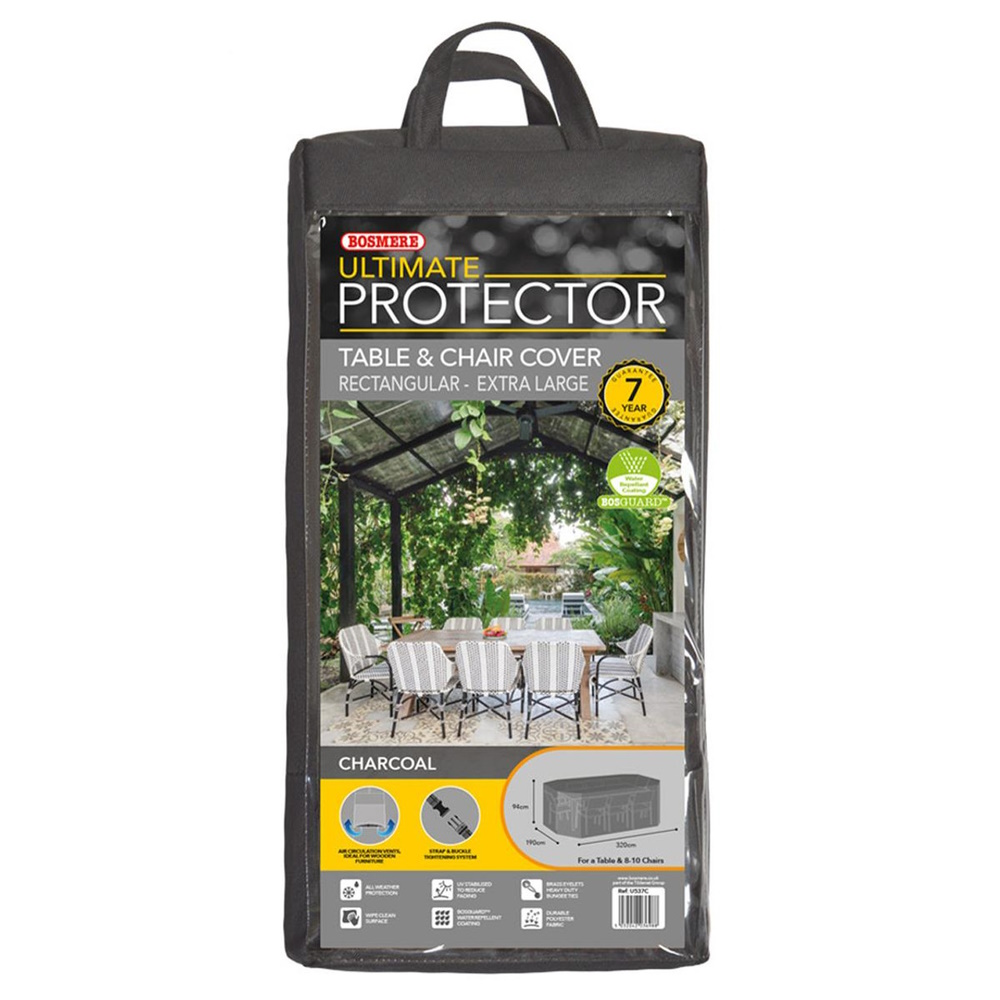 Bosmere - Rectangular Patio Set Cover - 8/10 Seat