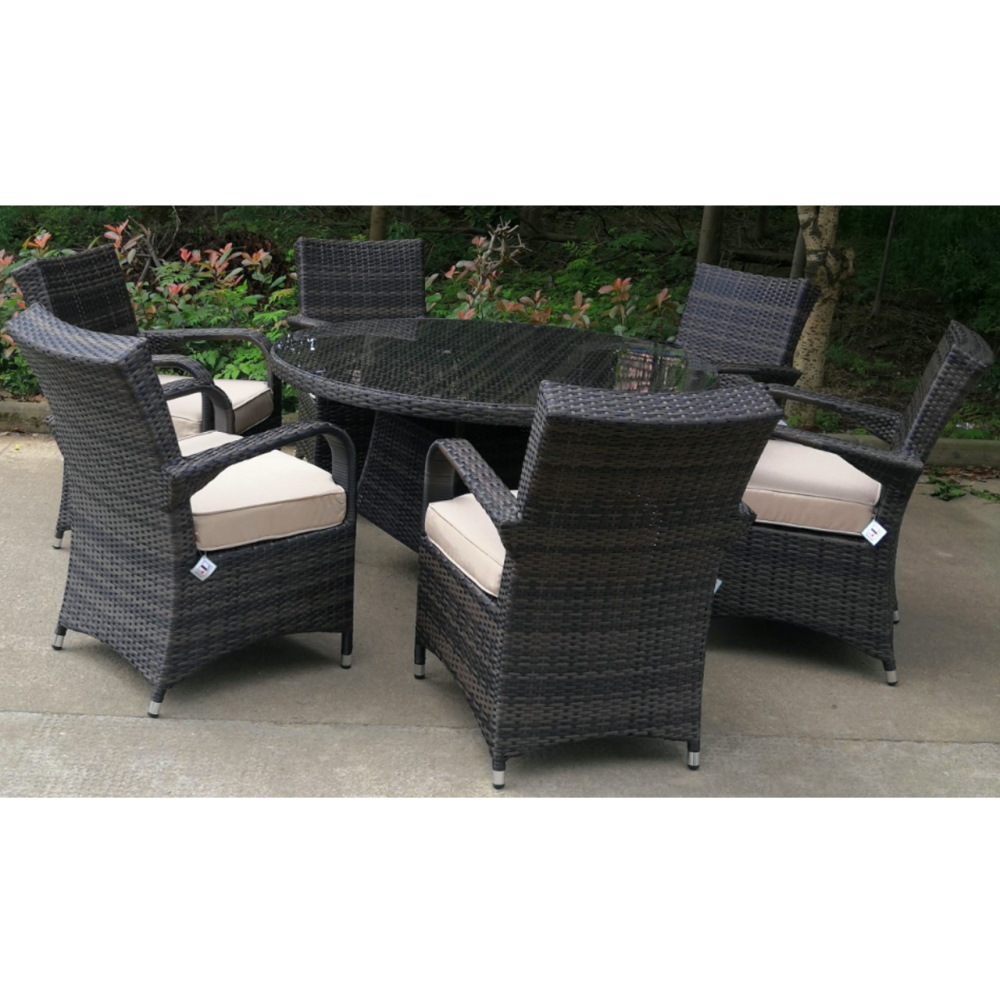 Kells 6 Seat Round Set (No Parasol Hole in Table)