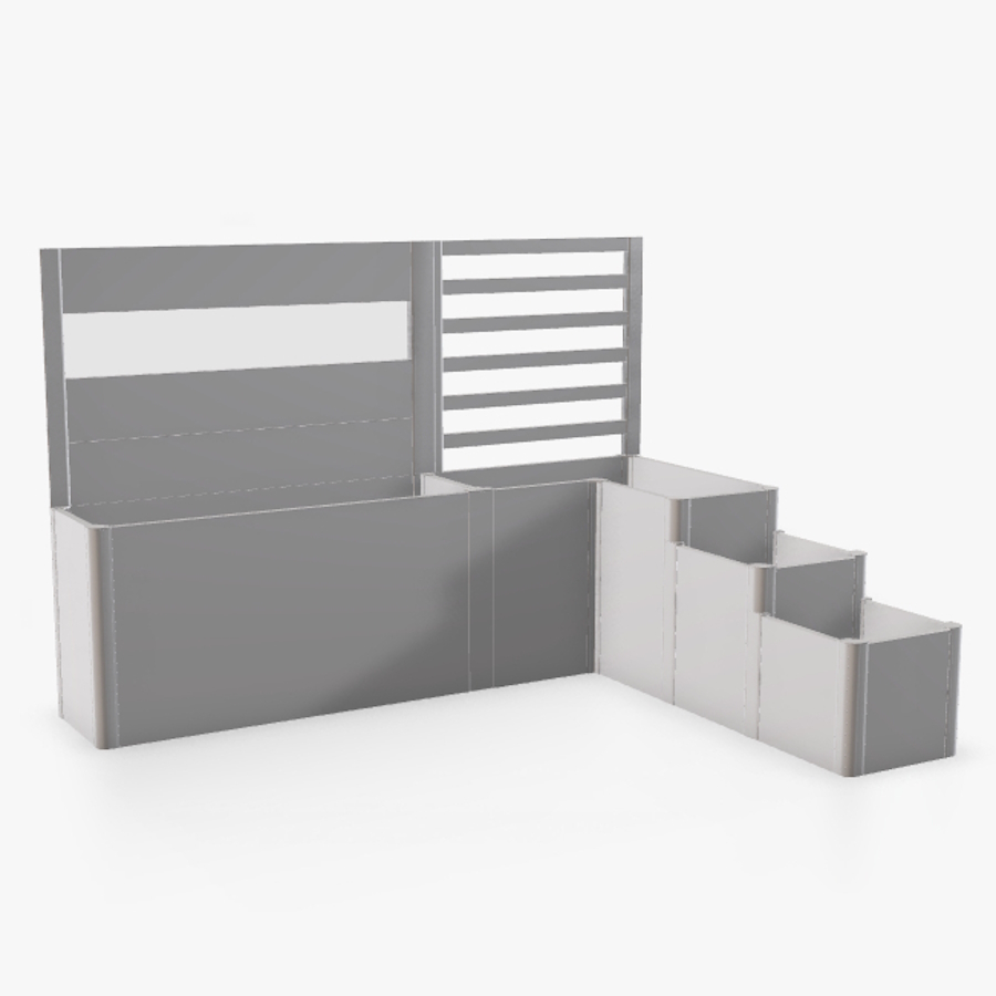 DaVinci Flexible Metal Planter - Metallic Silver - Version 2