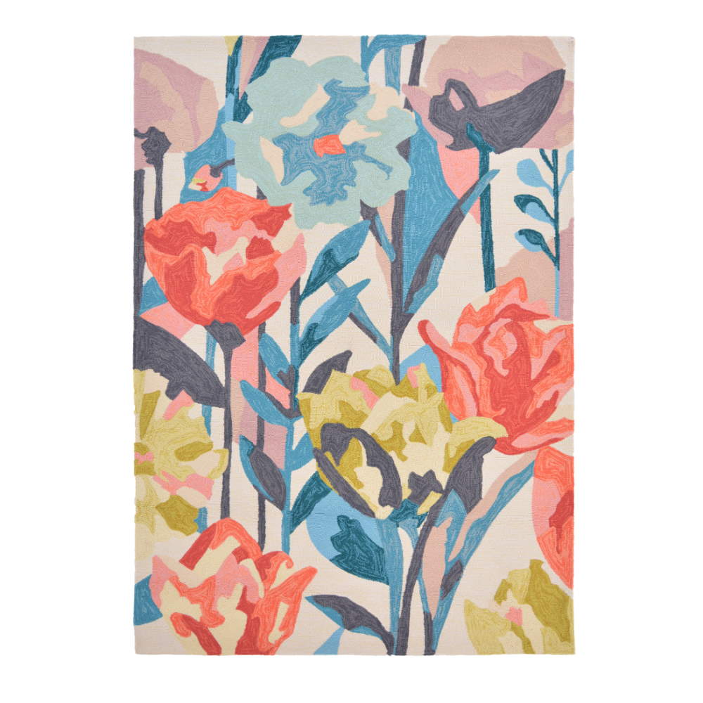 Outdoor Harlequin Verdaccio Coral Carpet (160cm x 230cm)