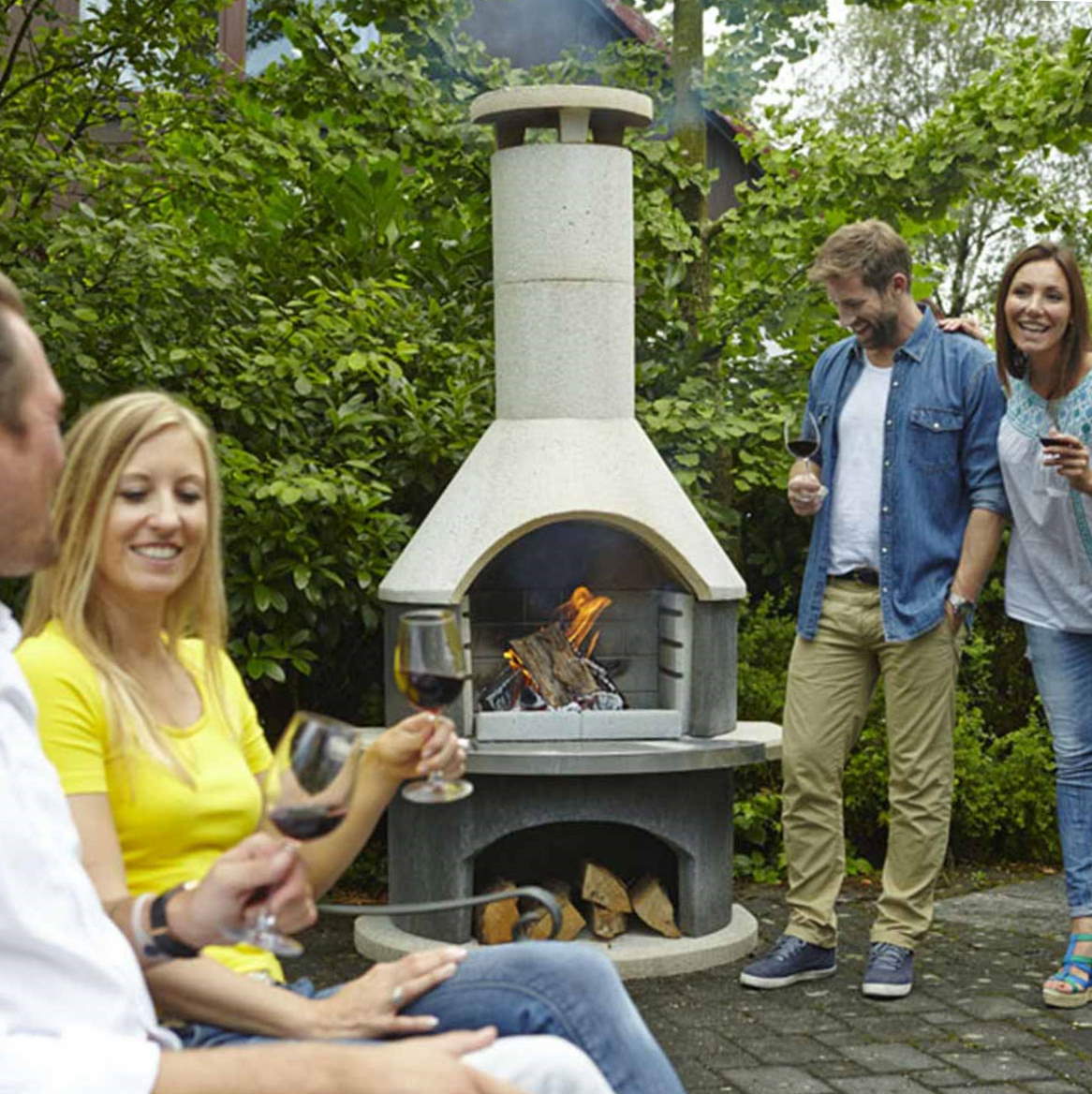 Buschbeck Wellington Chiminea Barbecue