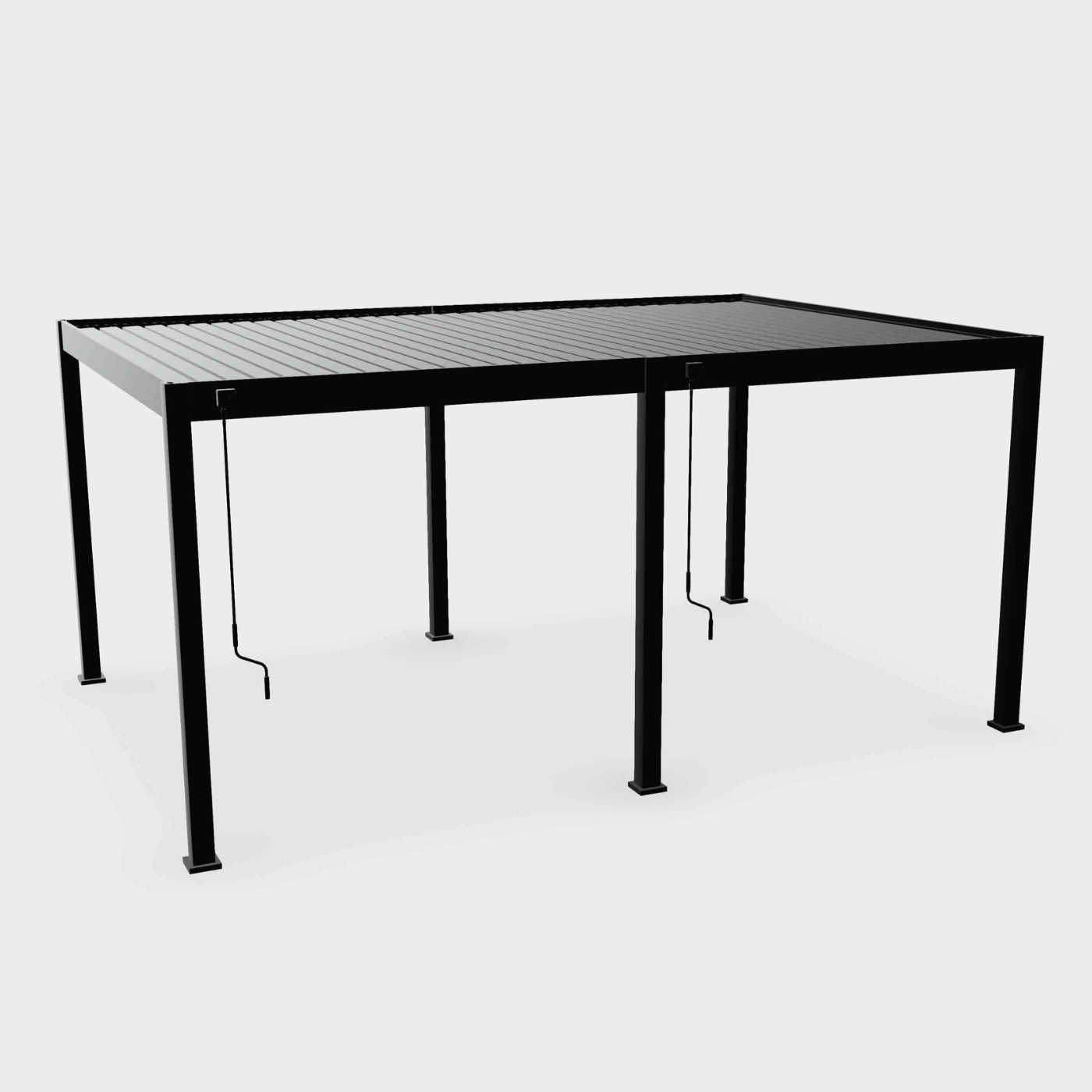 Zeus Bio-Climatic Pergola (3.6m x 5.3m) - Charcoal