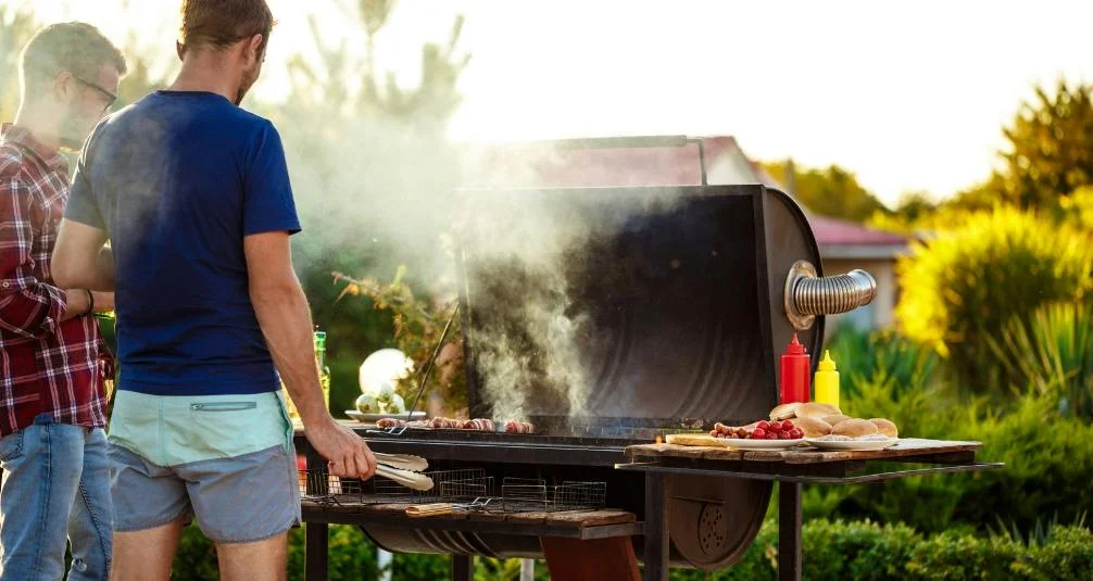 Summer BBQs at Outdoor Living Charcoal BBQ