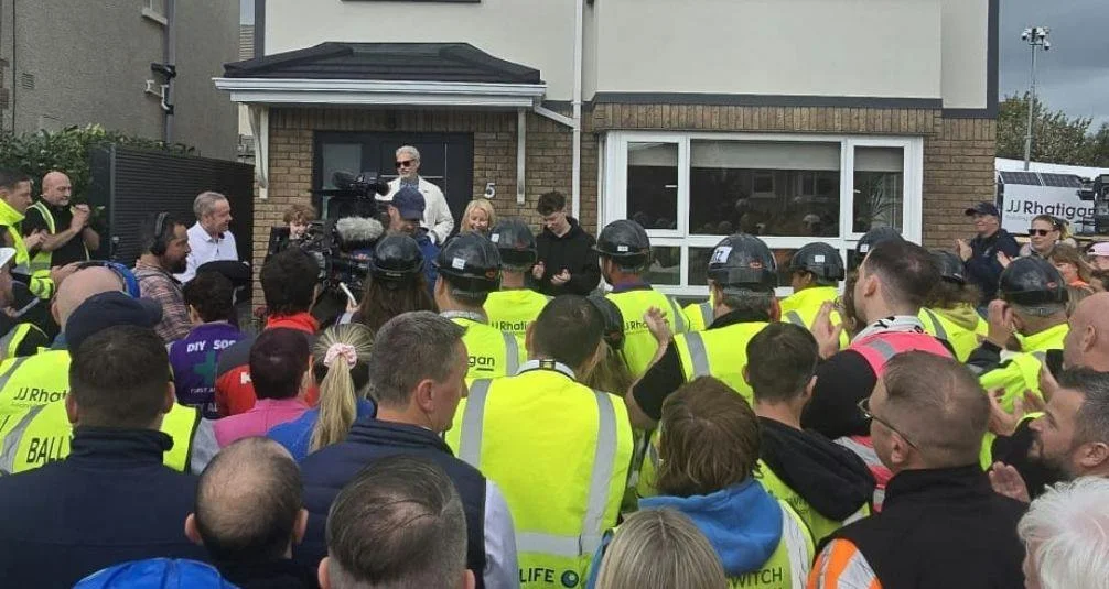 DIY SOS Outdoor Living Team On Site