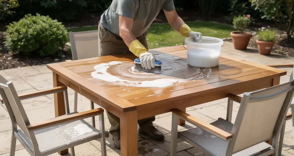 cleaning and maintenace of outdoor furniture