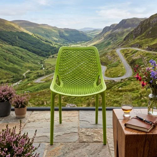 Air Stacking Garden Chair - Tropical Green