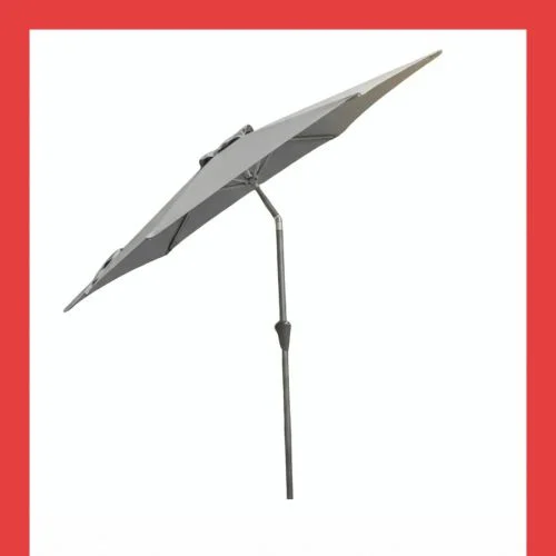 Alexander Rose Portofino Tilting Parasol 2.4m Grey