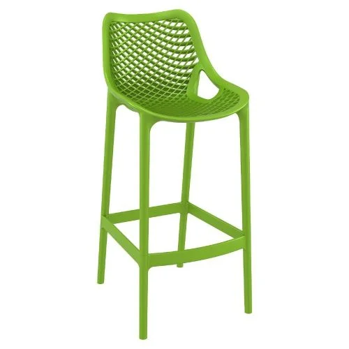 Air 75cm Stacking Bar Stool In Tropical Green