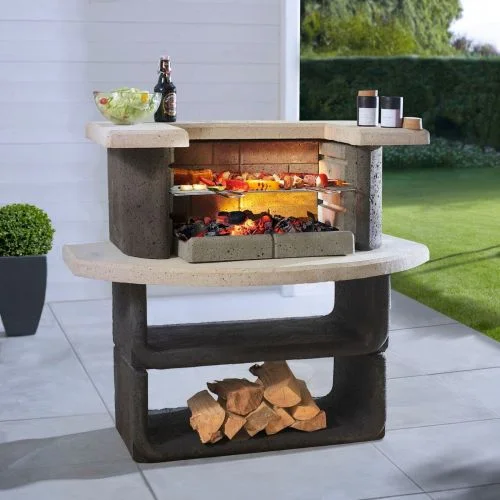 Oregon Buschbeck Masonry Stone BBQ