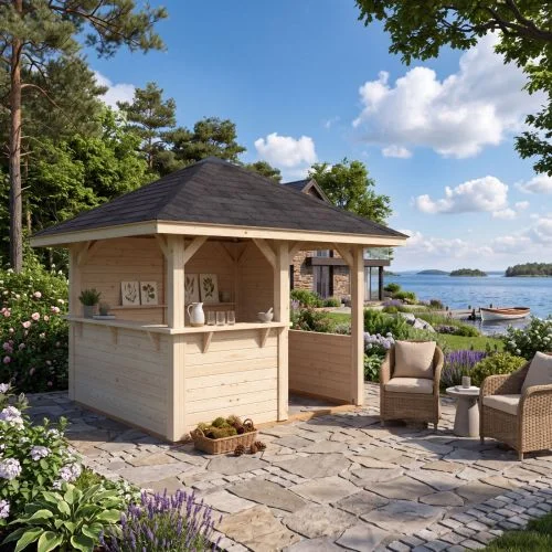 Bianca 8.3m Gazebo (323cm x 300cm x 300cm) - Set 3