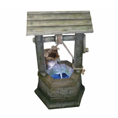 Medium Stone Wishing Well Water Feature