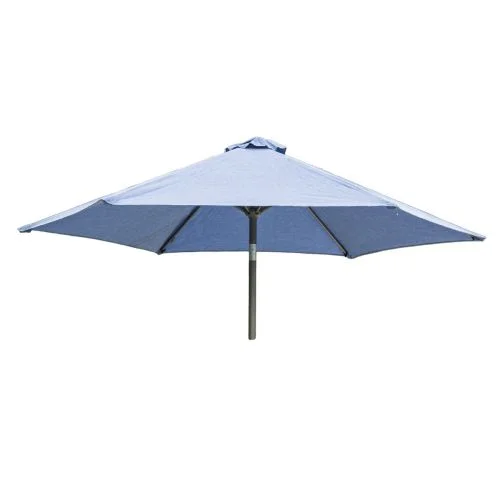 Alexander Rose 2.5m Round Aluminium Tilting Parasol Crank in Blue